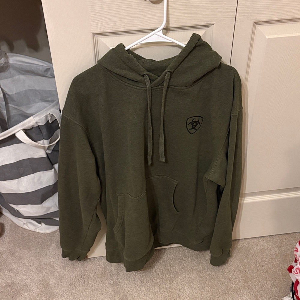 Ariat Forest Green Hoodie with Emblem